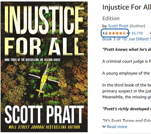 Injustice for All (Joe Dillard Book 3) by Scott Pratt