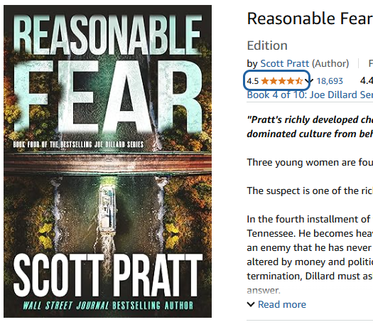 Reasonable Fear (Joe Dillard Book 4) by Scott Pratt